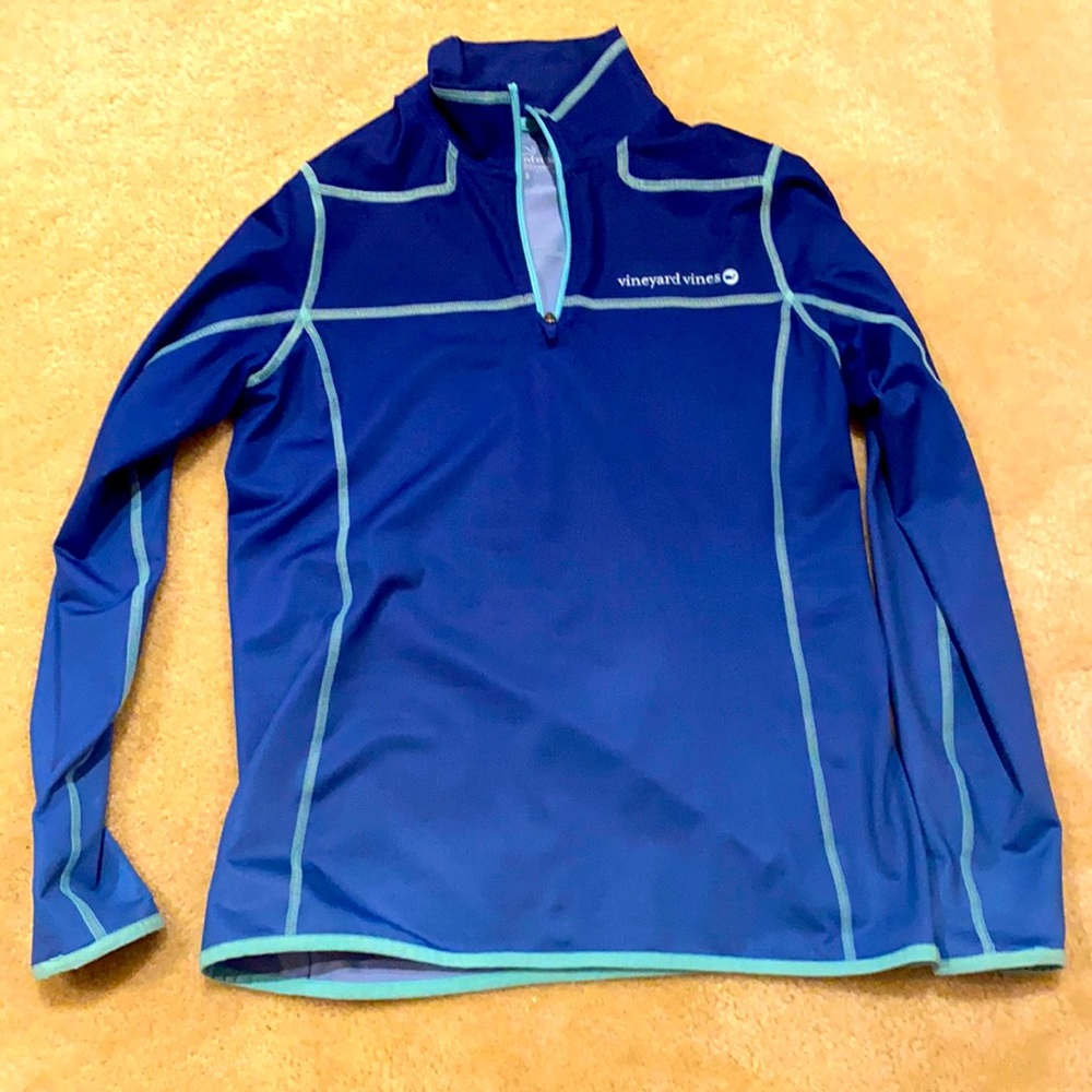 vineyard vines blue athletic jacket S